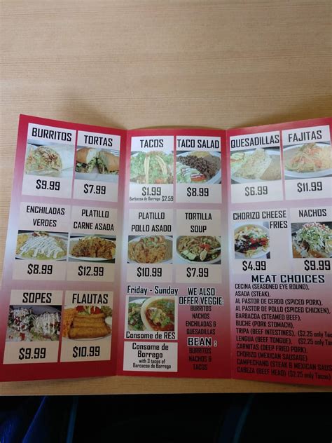 el trompo mexican taqueria menu|EL TROMPO MEXICAN TAQUERIA